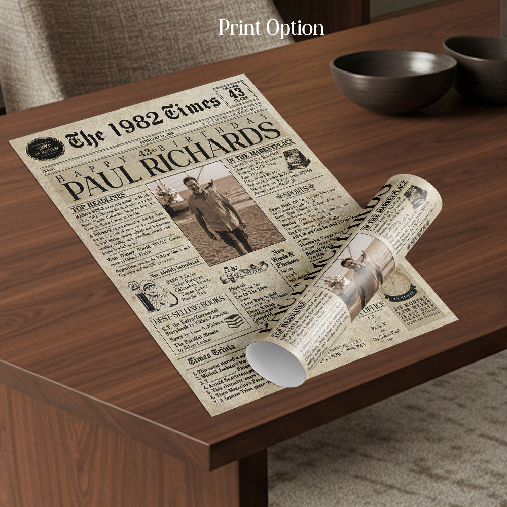 Printed Birthday Gift