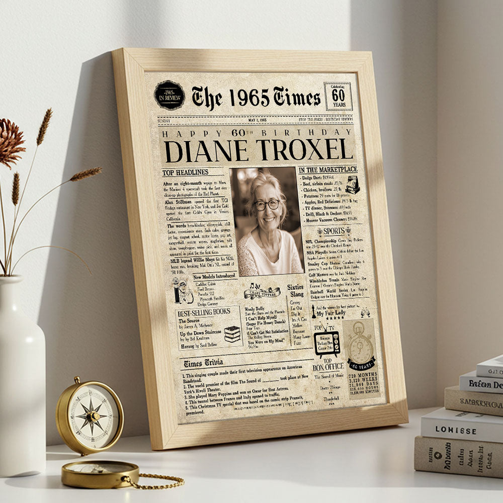 Unique 60th Birthday Gift